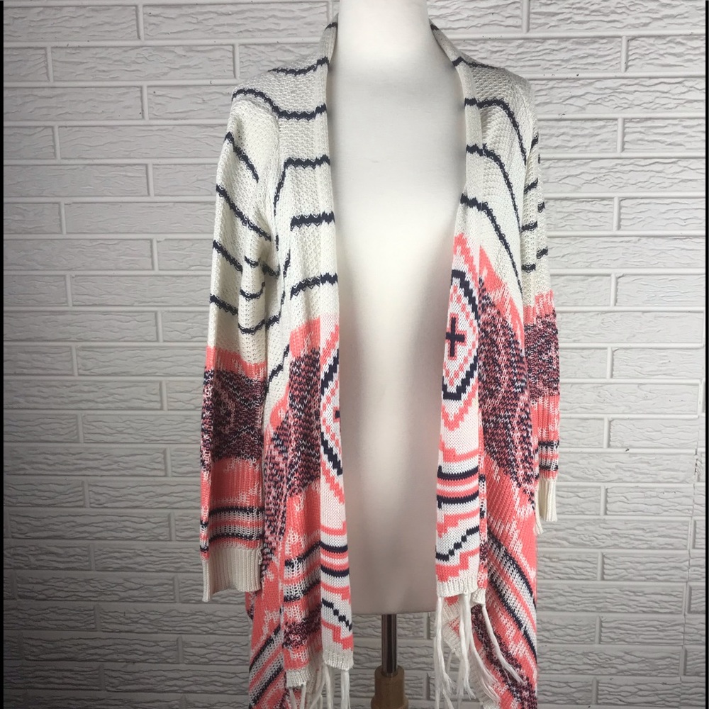 Fringe Sweater Cardigan